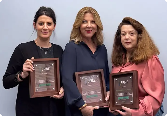 Ridgewood Moving Services Long Distance Moving Spire Award from Bekins Van Lines