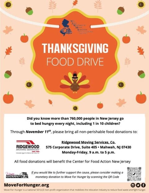 Non-Perishable Food Donations | Ridgewood Moving Services